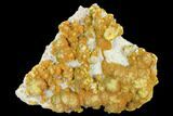 Orpiment, Realgar and Barite Crystal Association - Peru #133117-1